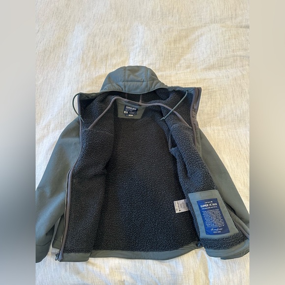 Women’s Carhartt Forest Green Hooded Fleece Lined Jacket - Picture 5 of 8